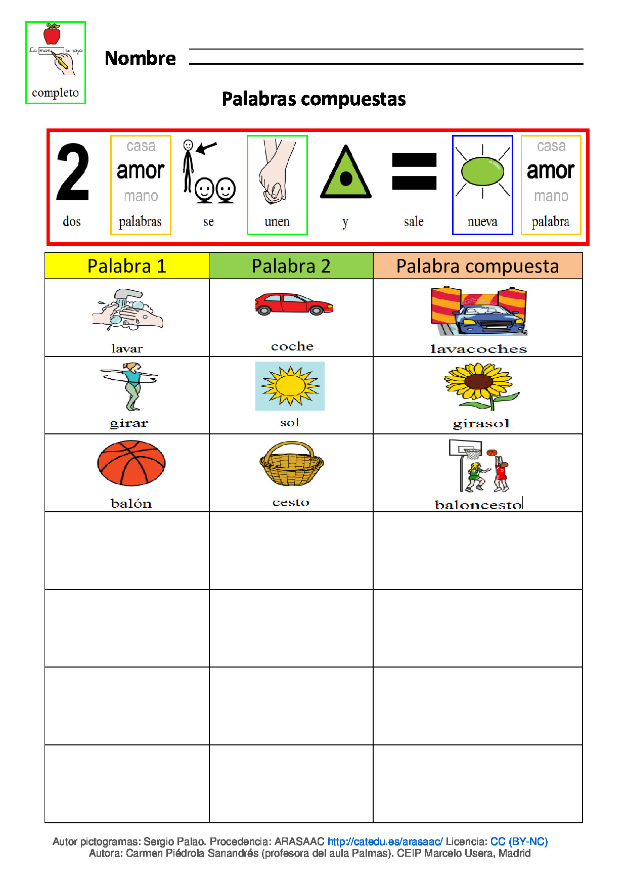 Materiales Para Trabajar En La Clase De Lengua Pictofacile