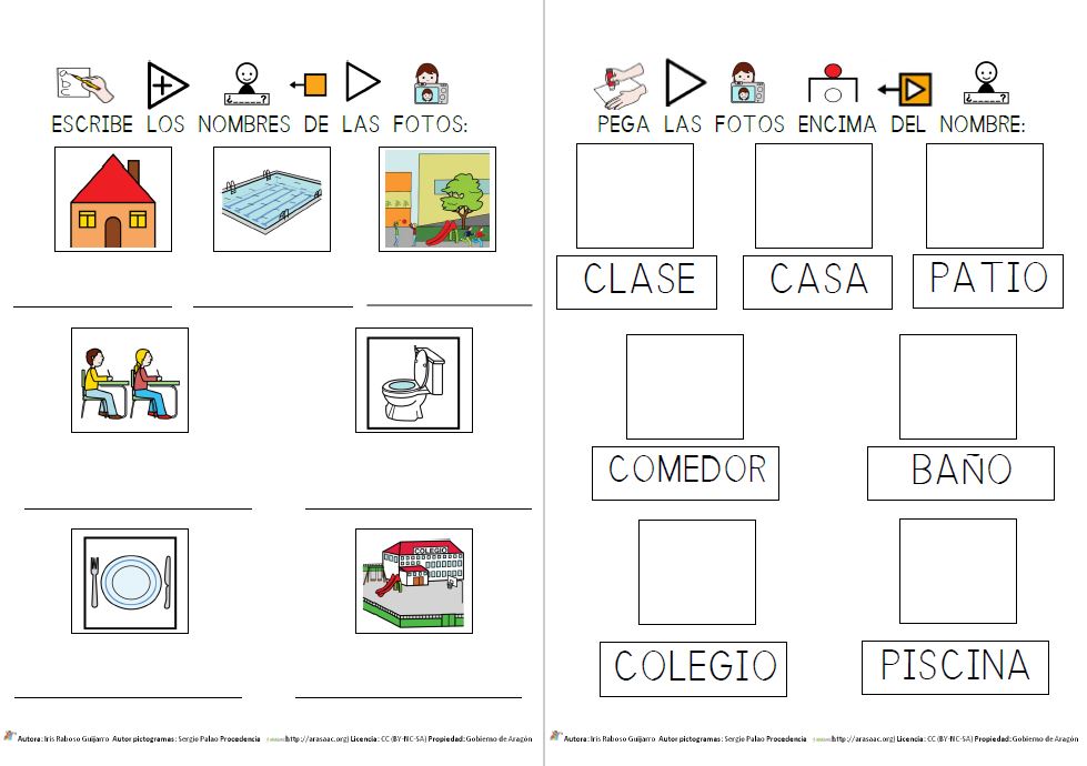 Arasaac Materiales Cuadernillo De Dictados Con Pictogramas Ni Os The Best Porn Website