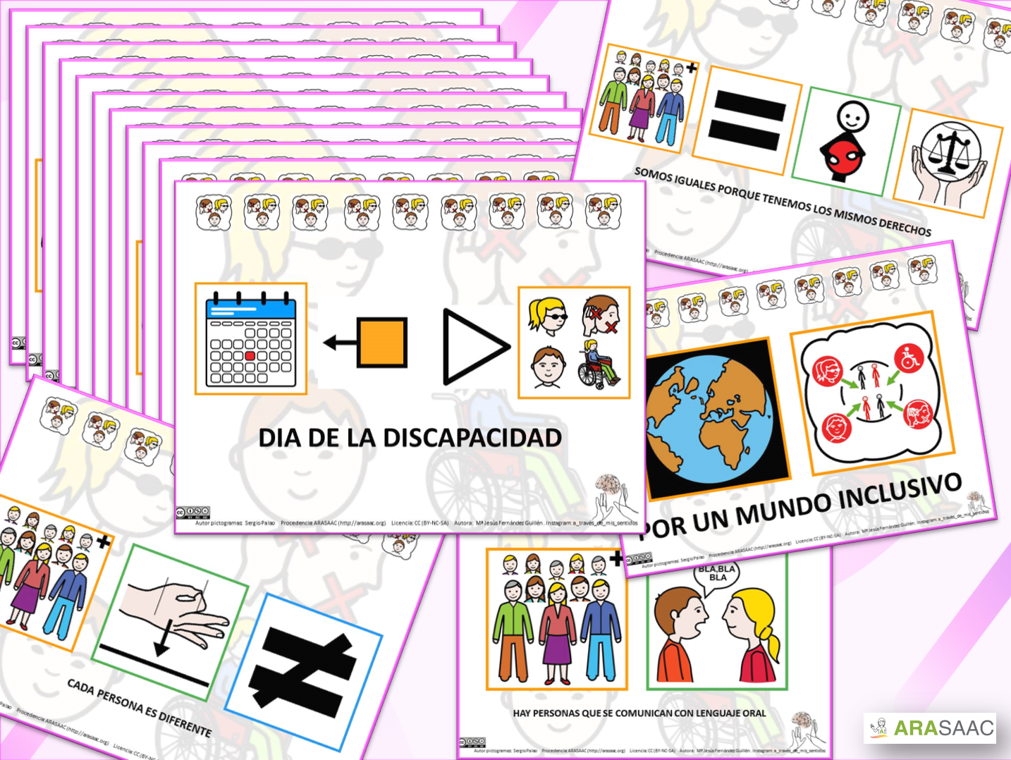 Historia social Día de la Discapacidad con pictogramas Pictofacile