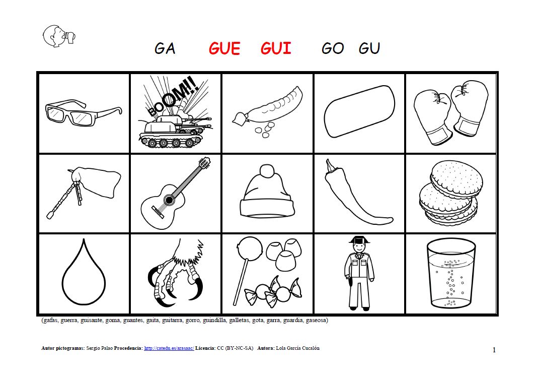 Actividades Con El Fonema G En Posici N Inicial Y Media Arasaac The Best Porn Website