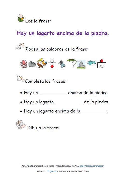 Lecturas comprensivas sobre animales