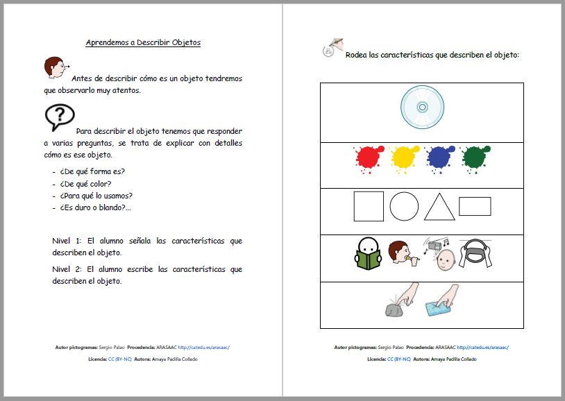 Aprendemos a describir objetos