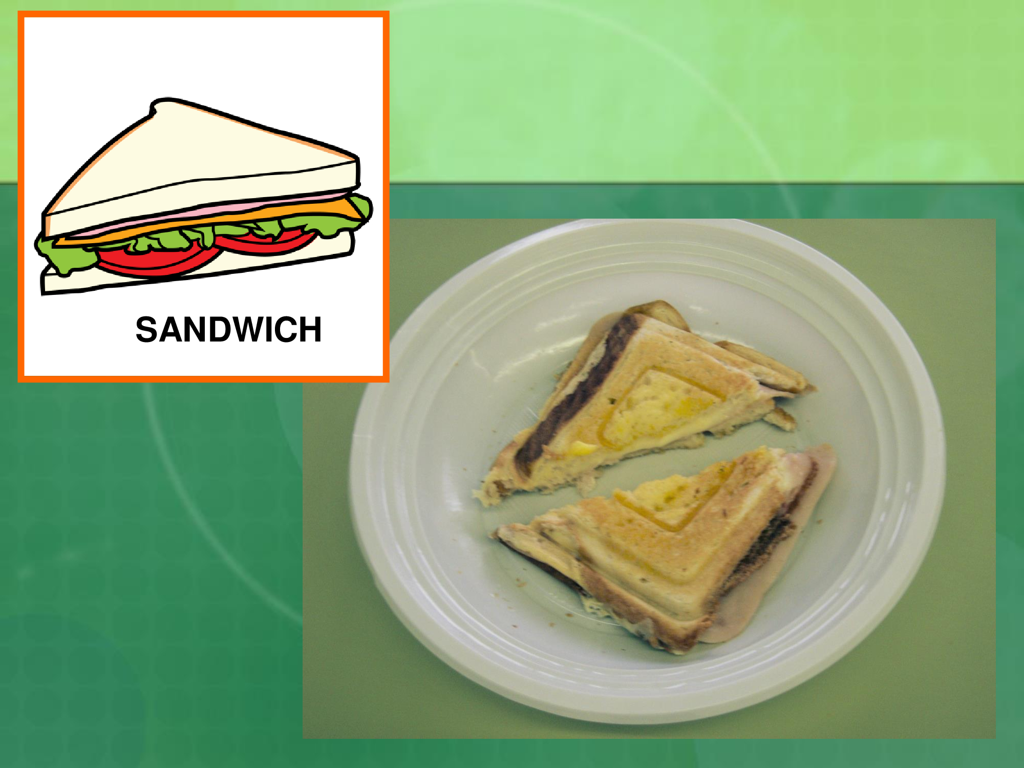 Recetas de cocina: Sandwich