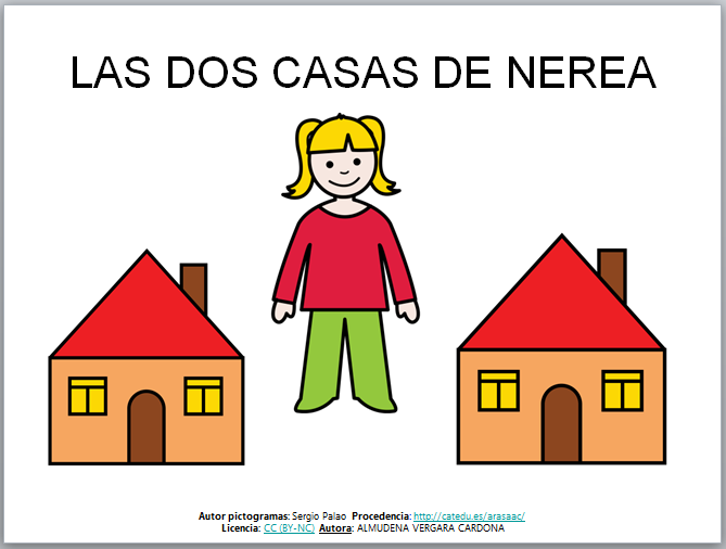 Historia Social: Las Dos Casas De Nerea | ARASAAC: Materiales CAA