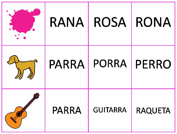 Jugamos a buscar la palabra correcta.