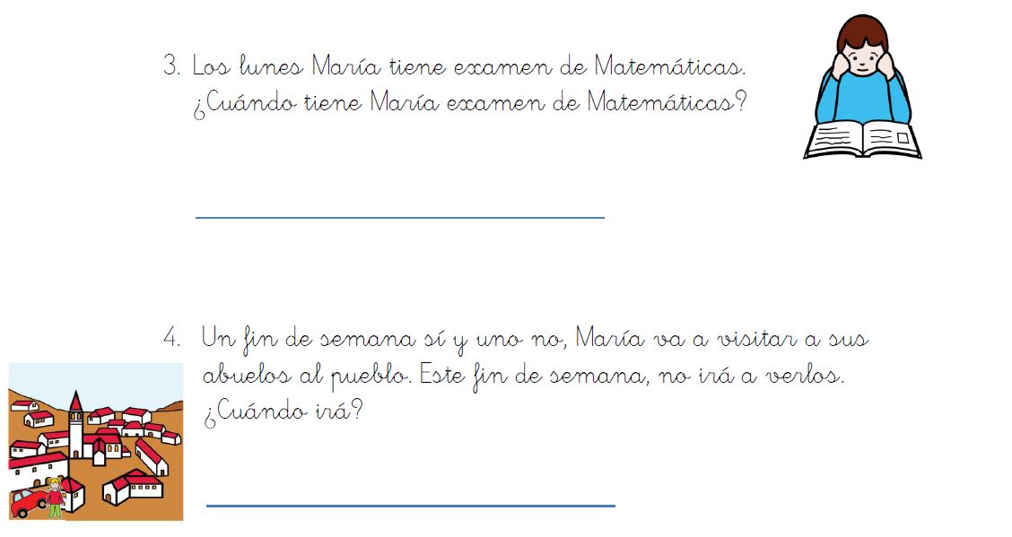 Trabajamos los modificadores de tiempo y sucesión