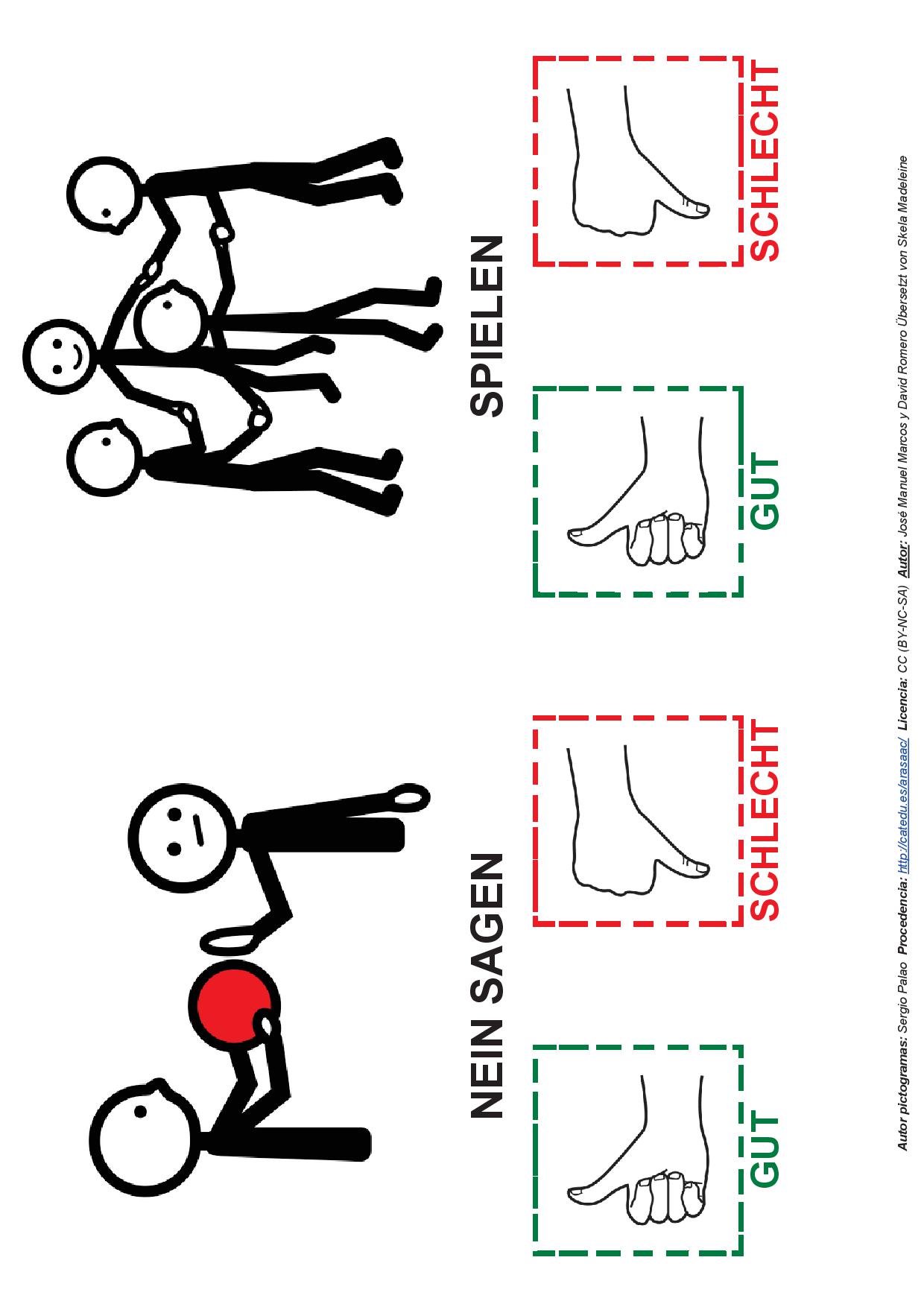 TEACCH Material - Was ist gut, was ist schlecht