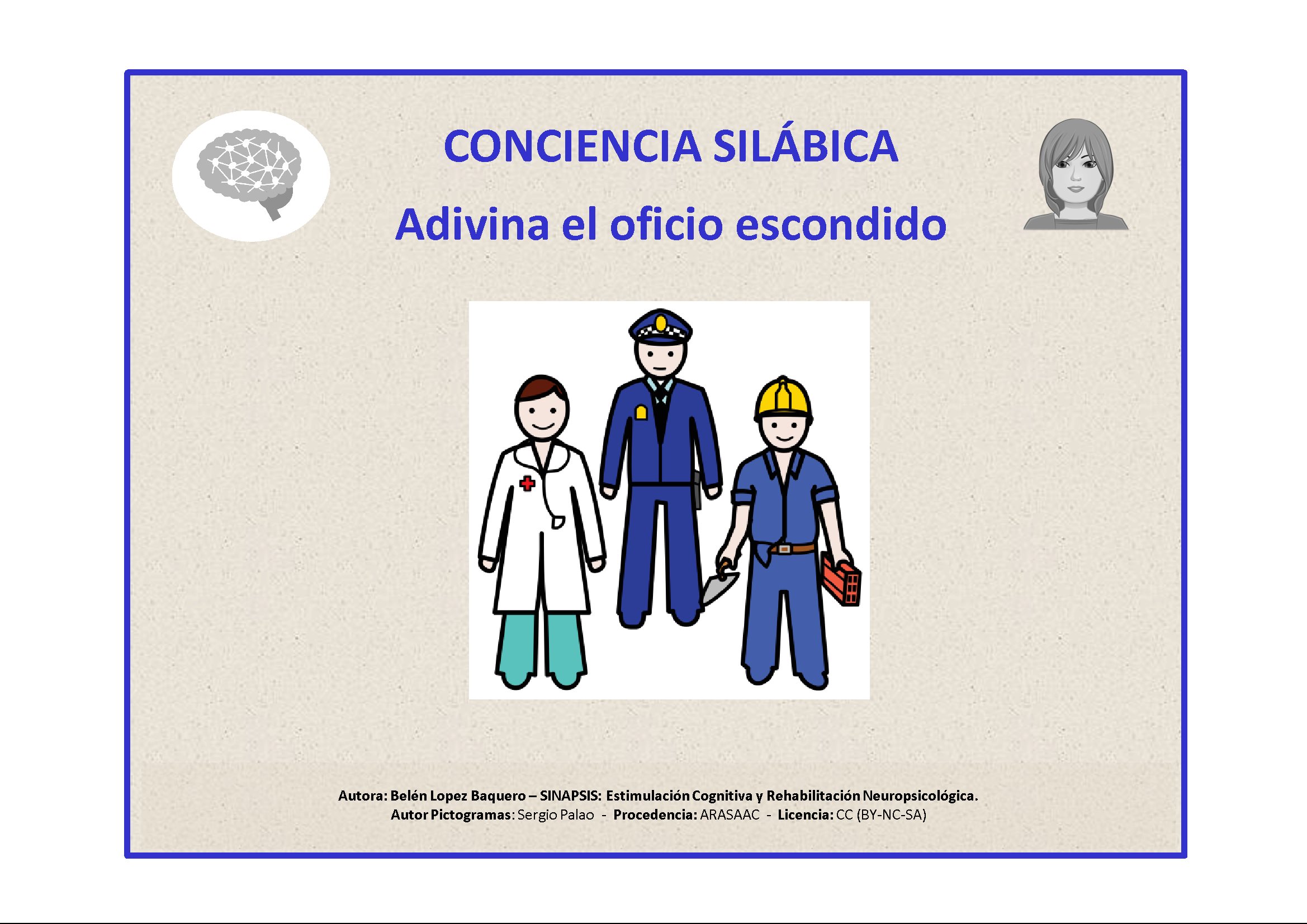 Conciencia fonológica y lectoescritura: Oficio escondido.
