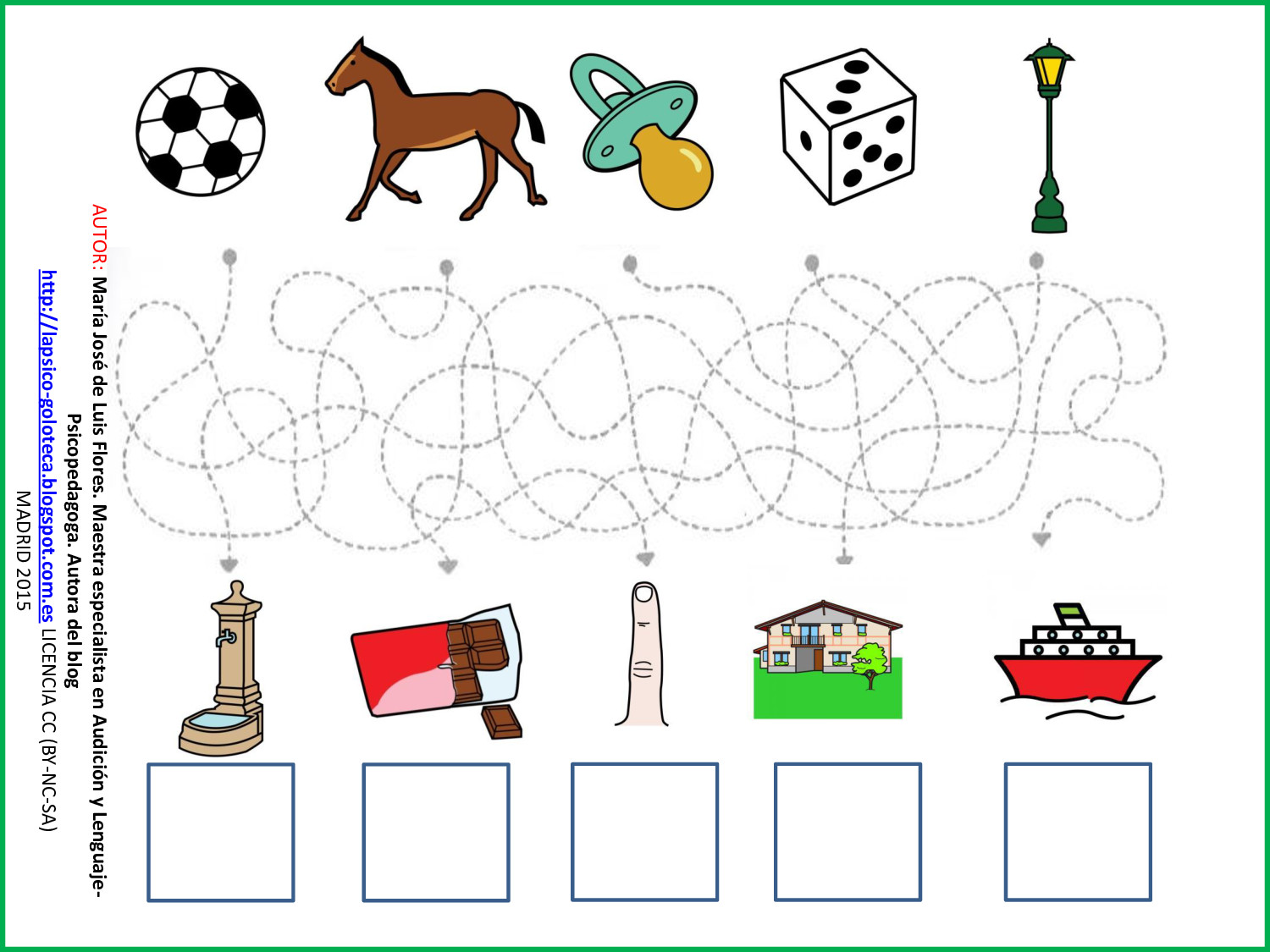 Laberintos fonético-alfabéticos y laberintos con rima.