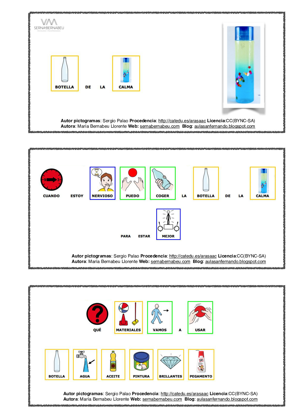Libros para construir botellas de la calma