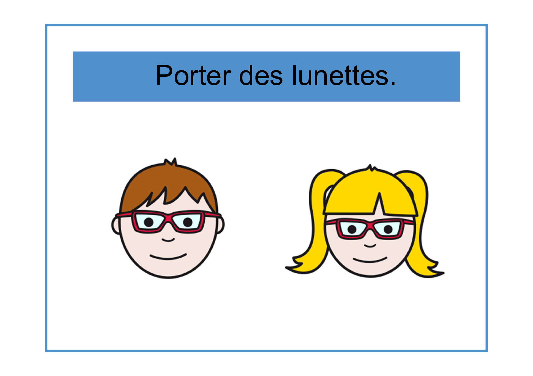 Porter des lunettes