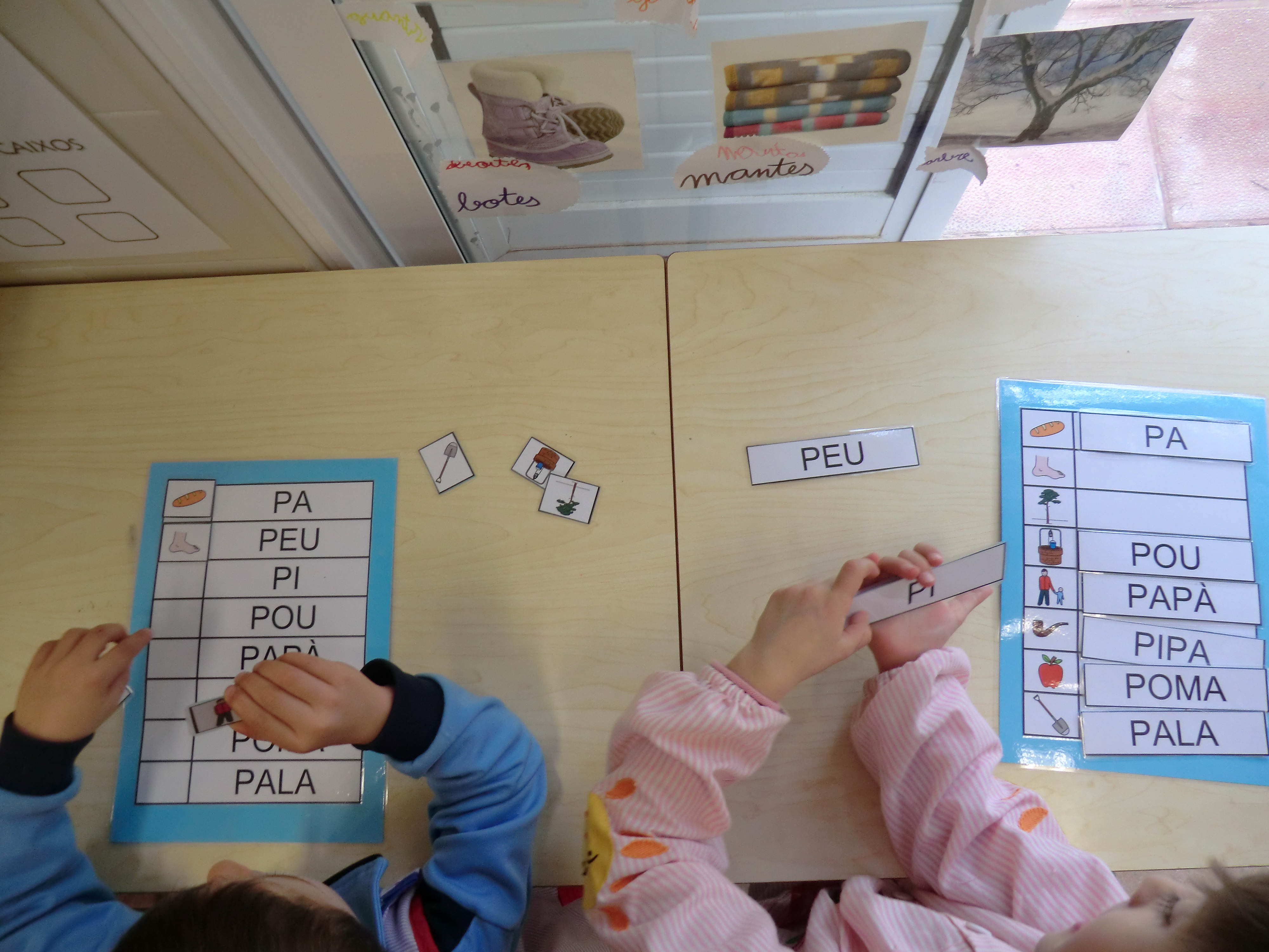 Juego con las letras - Jog amb les lletres