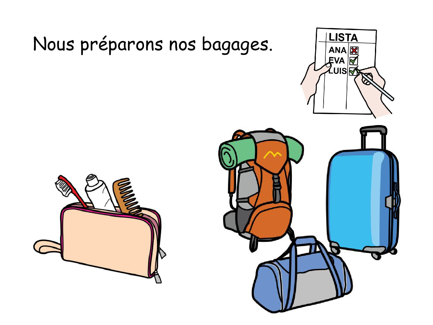 Scenario social: Partir en vacances