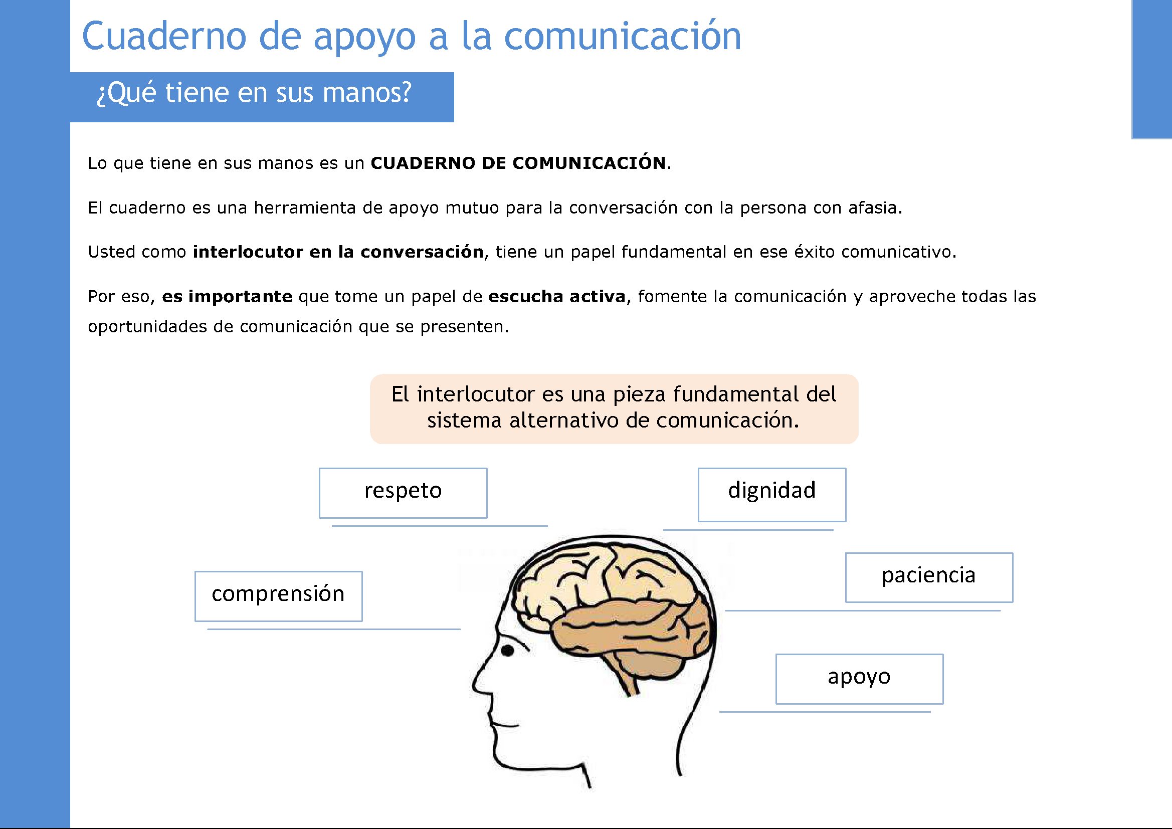 Caderno de apoio à comunicação em ambiente de saúde 