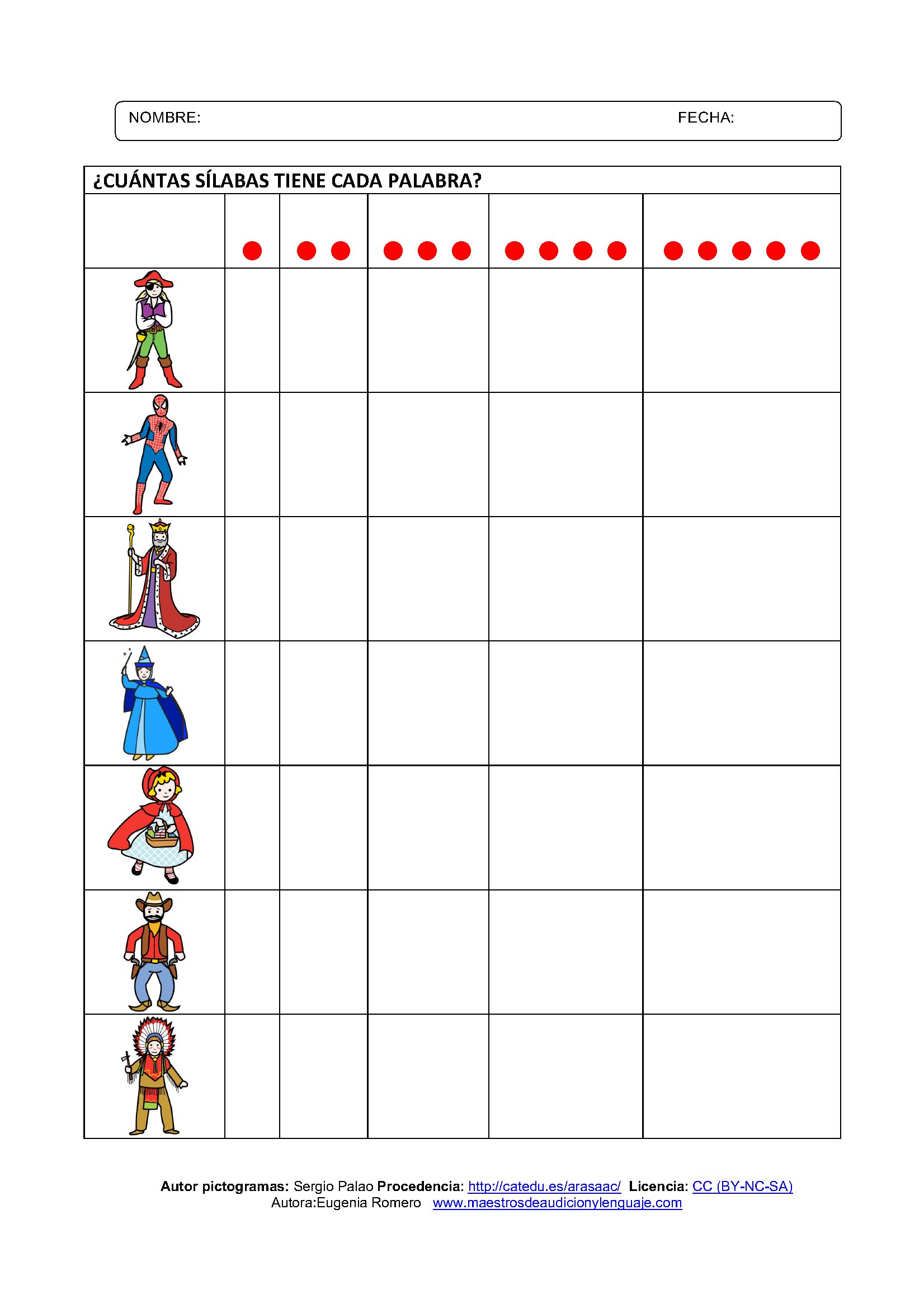Fichas y juegos para Carnaval