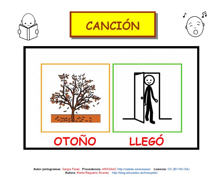 Otoño llegó - Canción adaptada con pictogramas