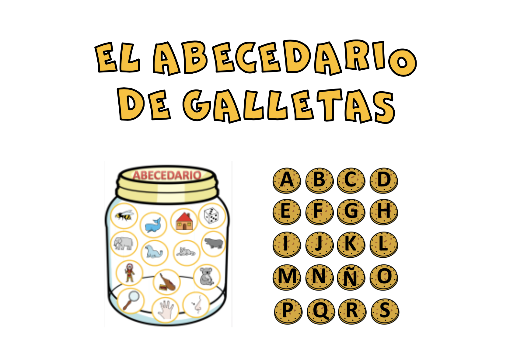 El abecedario - alfabeto de las galletas