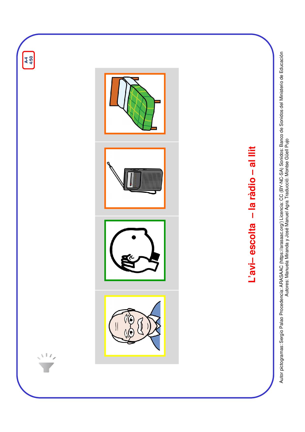 Activitats de suport auditiu visual pel desenvolupament gramatical