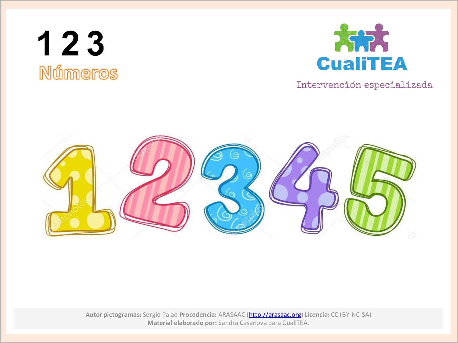 Imagenes De Numeros Del 1 Al 5 Para Niños