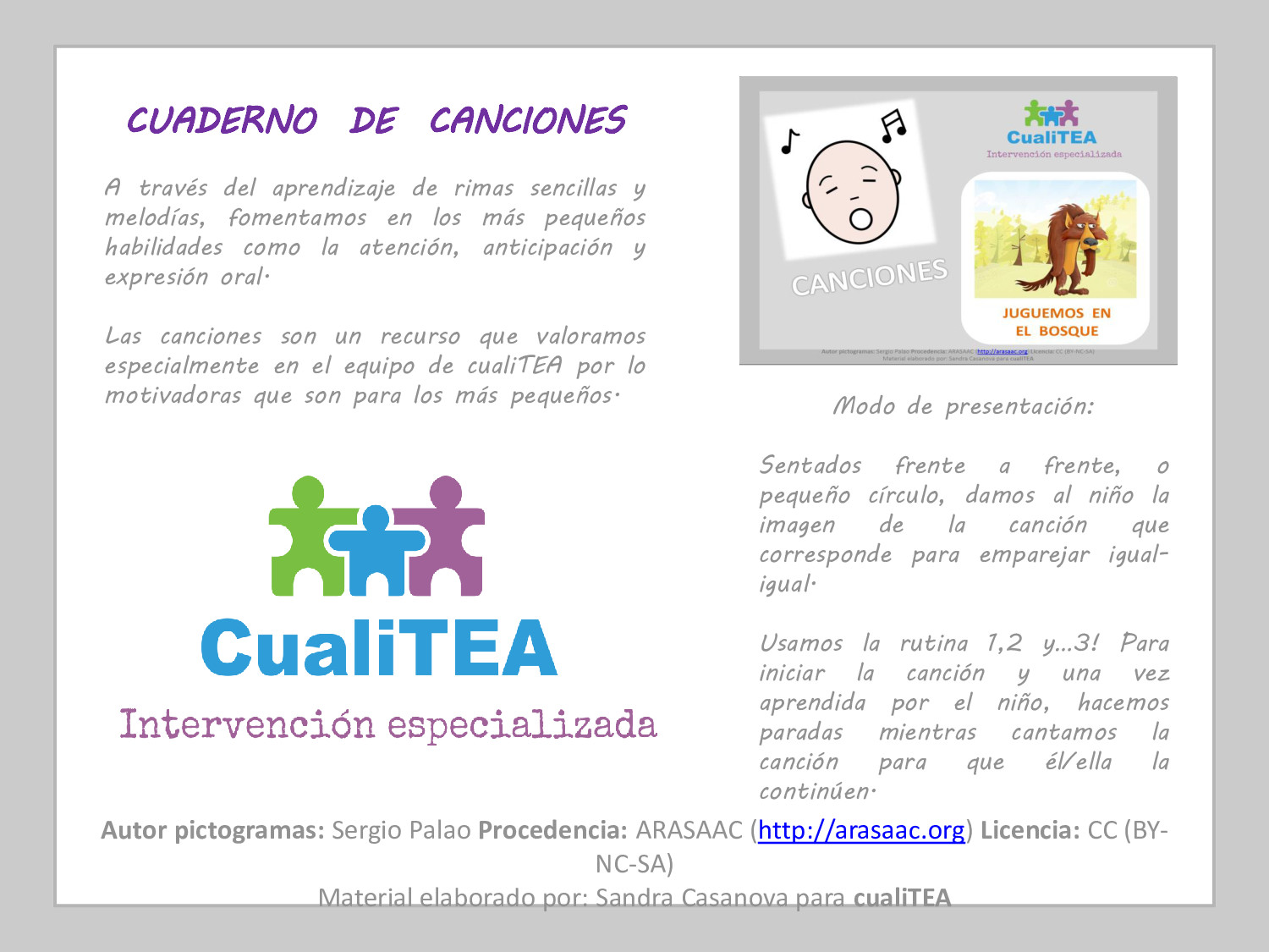 Juguemos en el bosque canción y vídeo