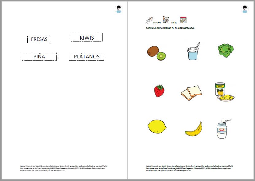 Recetas con pictogramas