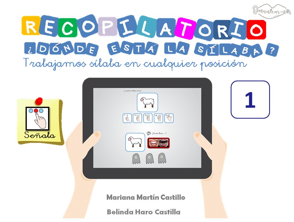 Conciencia silábica: número de sílabas y posición - Materiales interactivos