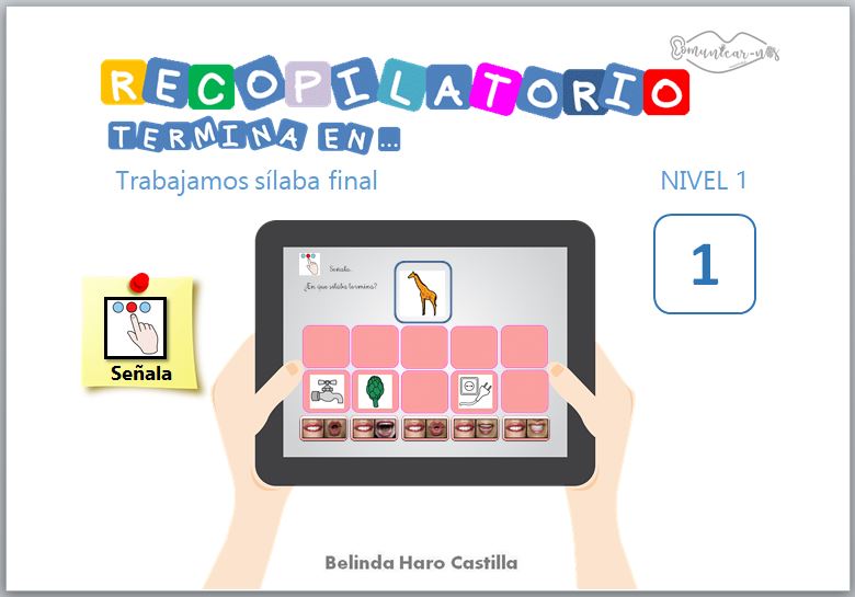 Conciencia silábica: termina con la sílaba - Presentaciones interactivas - Recopilatorio