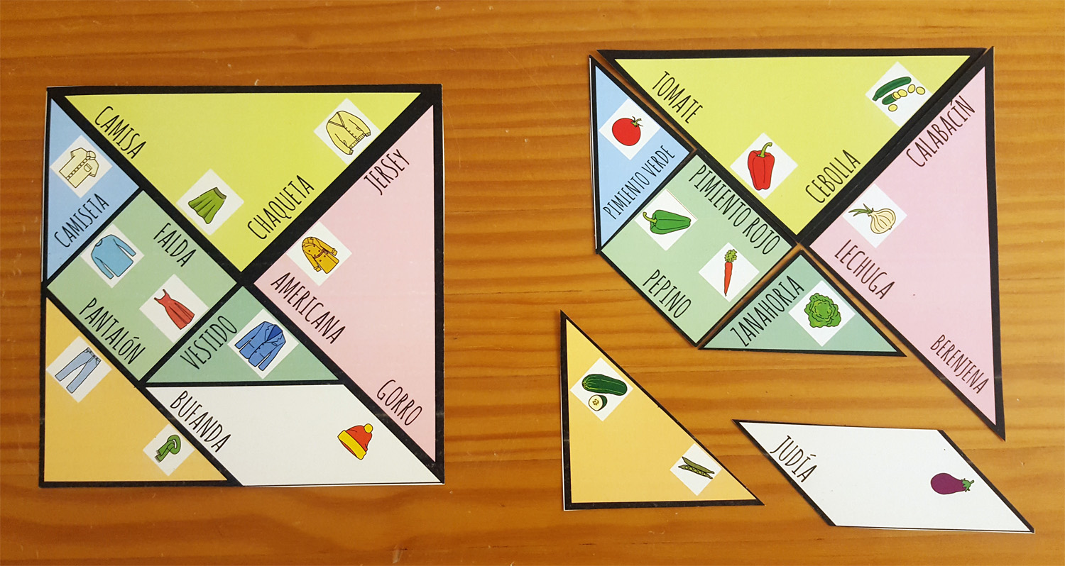 Tangram de vocabulari