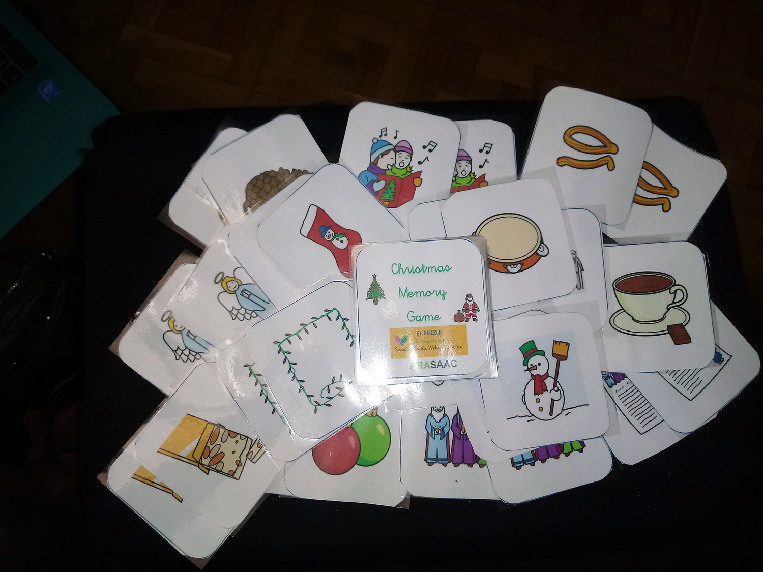 Juego del memory - Navidad