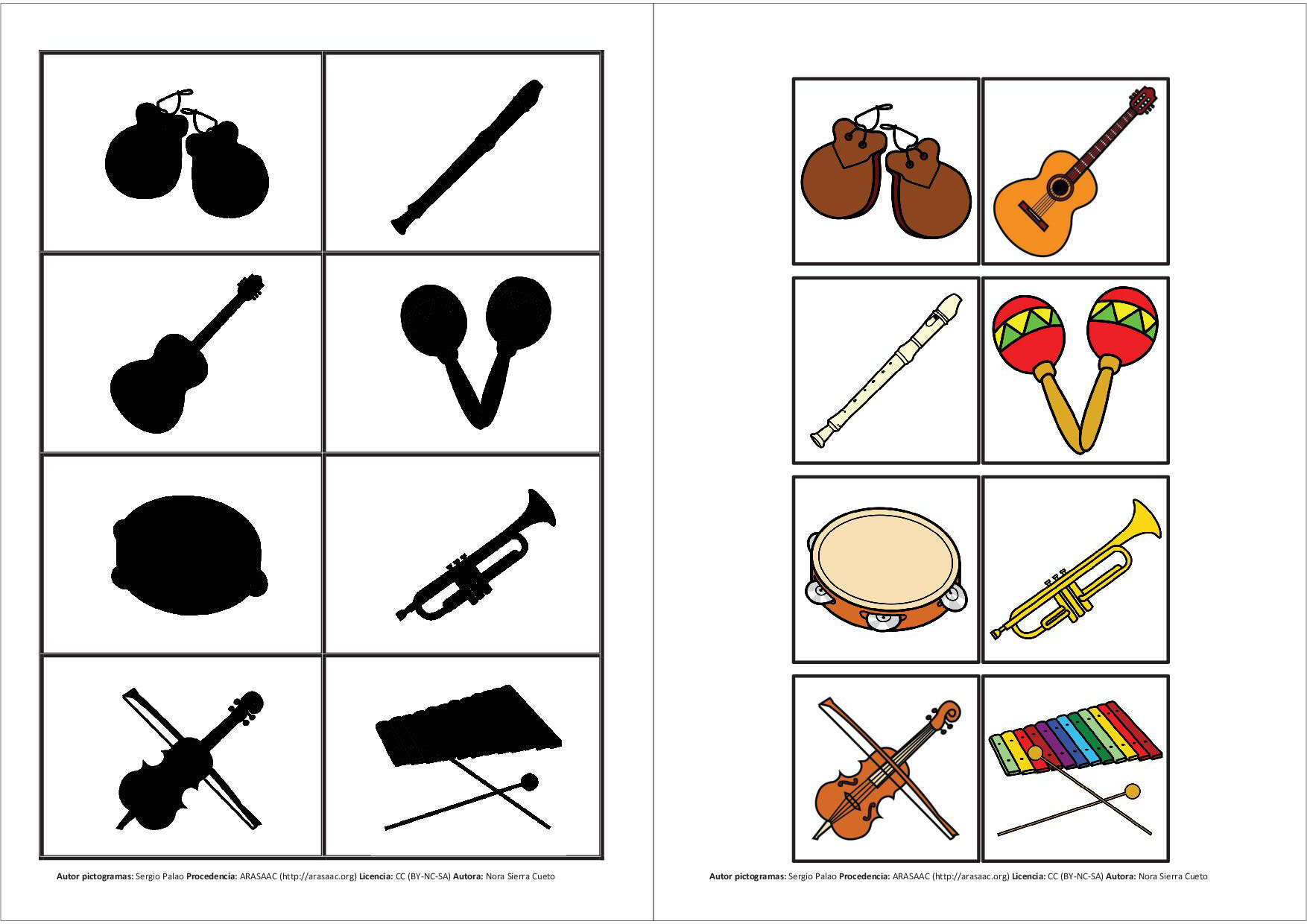 Discriminación visual - Jugamos a identificar las sombras