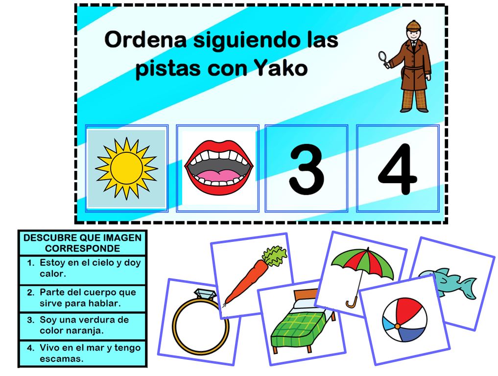 Juego - Sigue las pistas con Yako