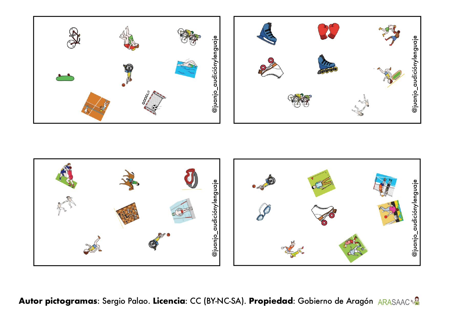 Juego Encuentra el elemento común - Deportes