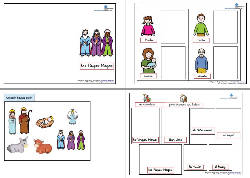 Cuadernos de actividades para Navidad