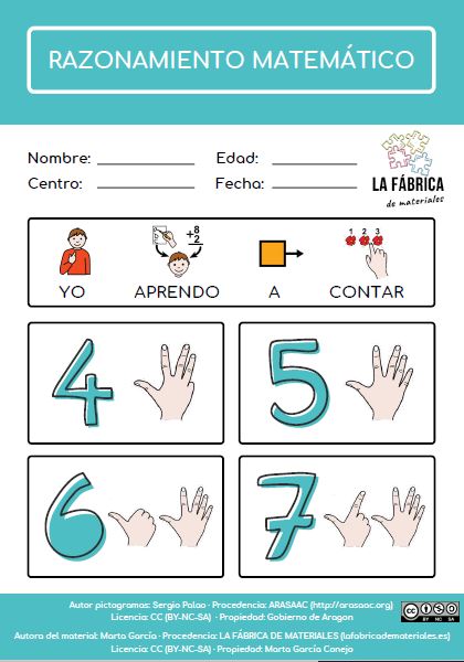Aprendo a contar y sumar