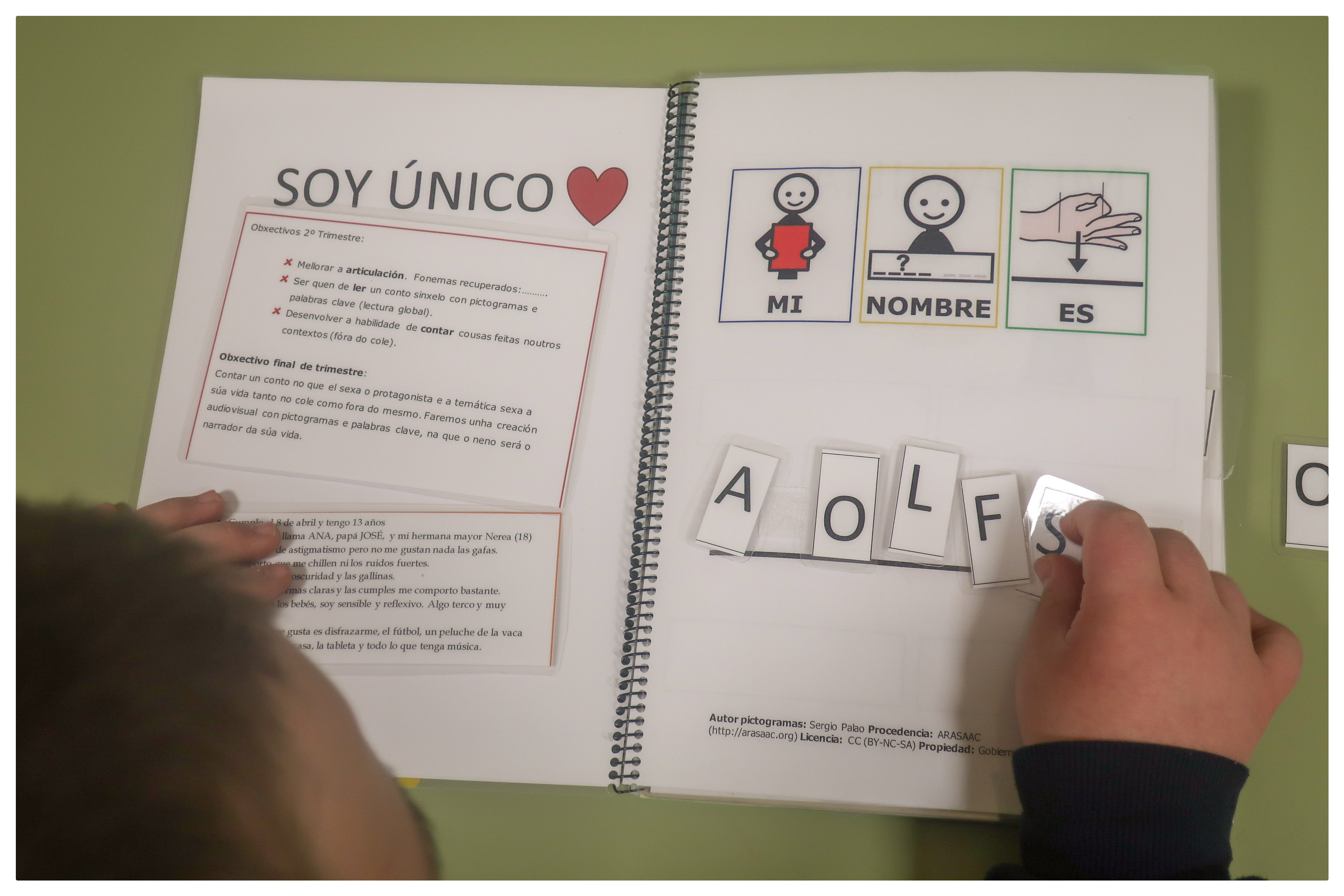 Libros personalizados de Audición y Lenguaje 1 y 2