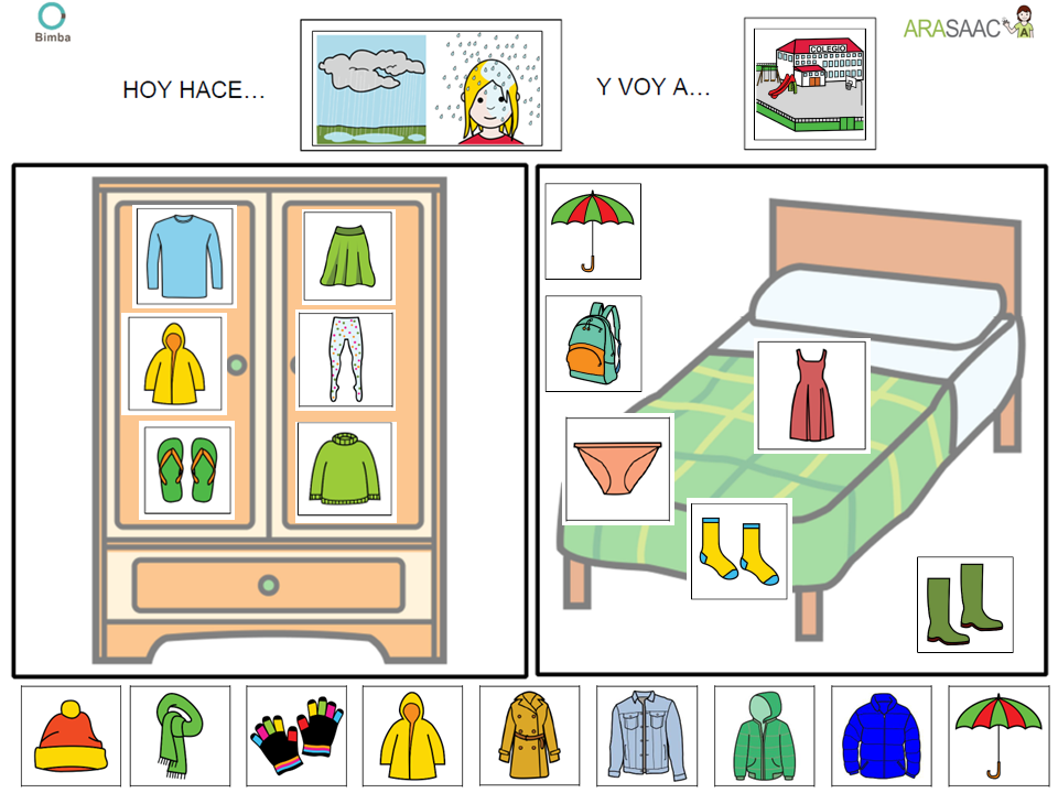 Rutina - Preparamos la ropa para vestirnos