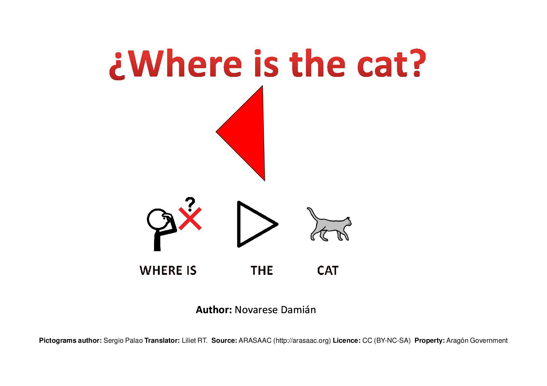 Tangram story - Where is the cat?