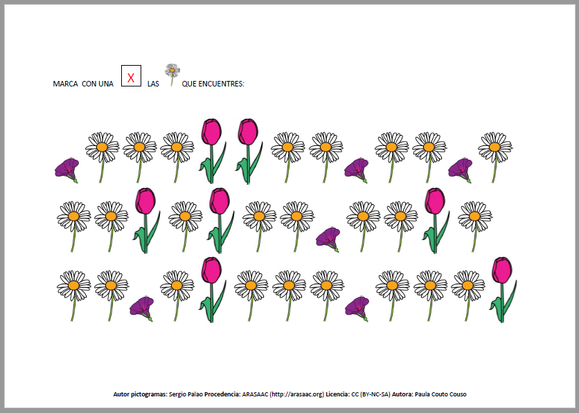 Identifico e aprendo flores de primavera
