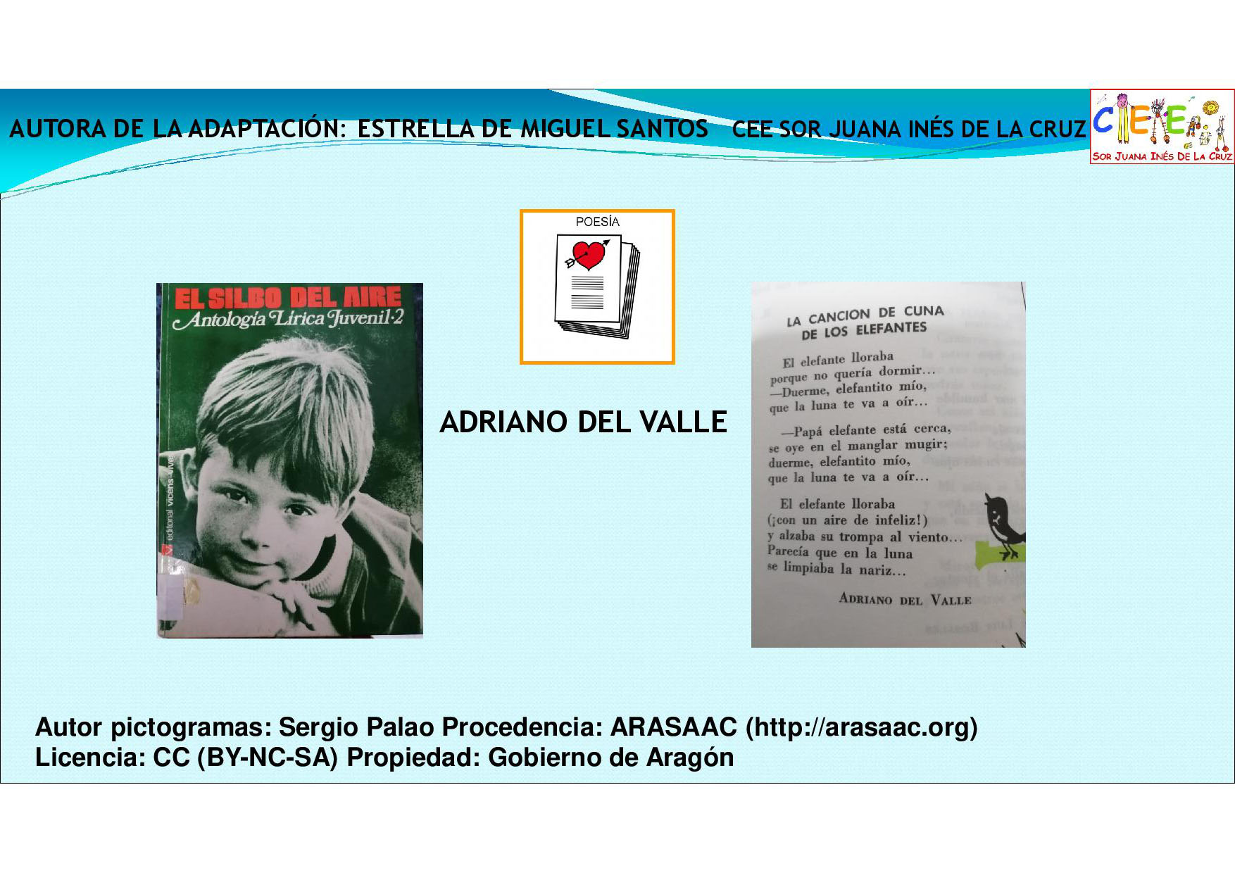 Poesías con pictogramas - Día de la poesía