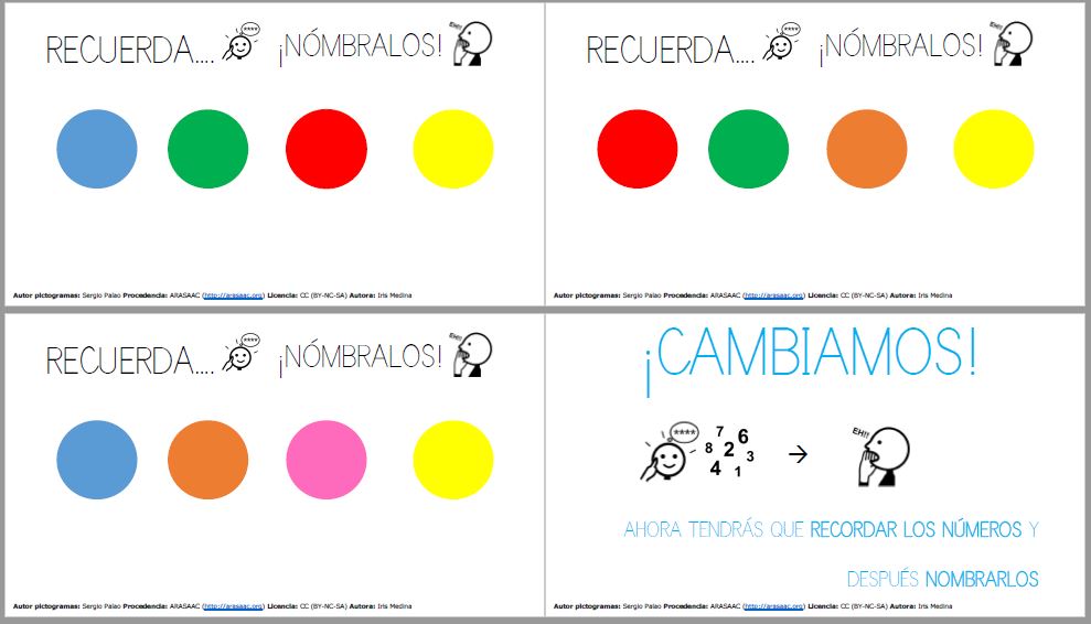 Juegos en familia - Juegos de atención/memoria y Juegos curriculares básicos