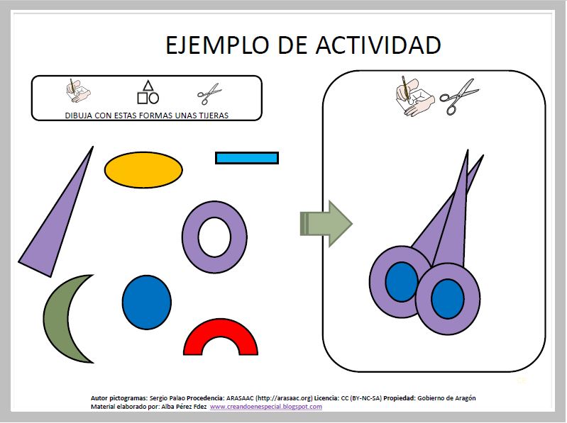 Traballamos a creatividade debuxando con formas