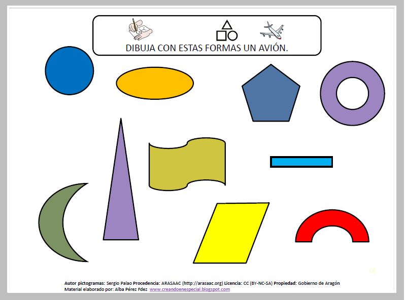 Traballamos a creatividade debuxando con formas