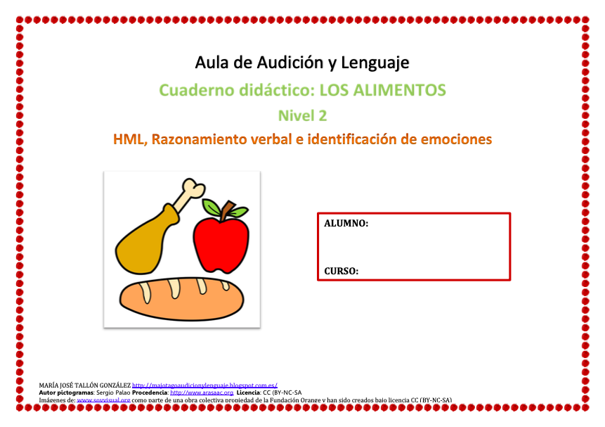 Los Alimentos - Cuadernos Didácticos Y Actividades Para Diferentes ...