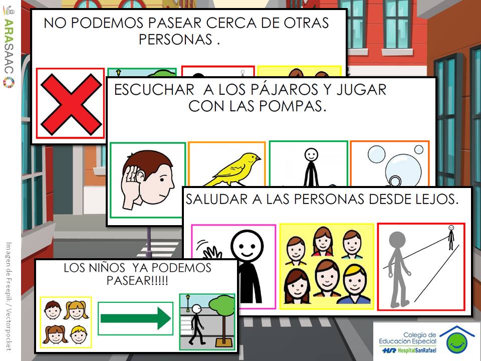 Historia Social - Los niños y las niñas ya podemos pasear por la calle