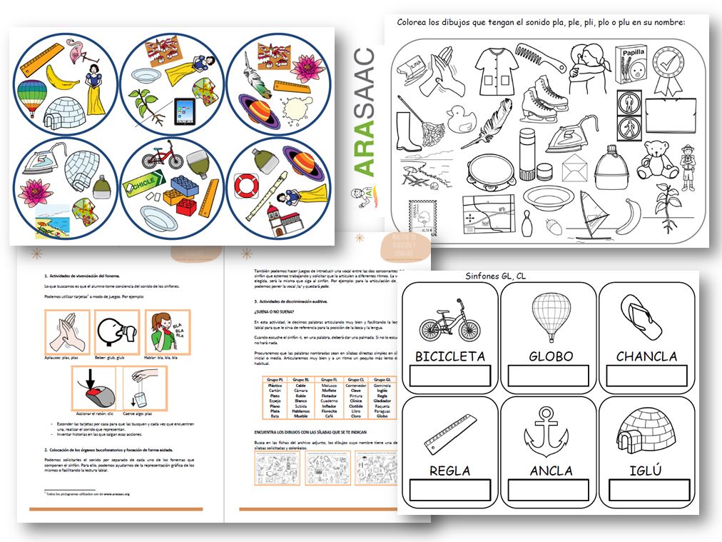 Material Para Articulación De Todos Los Fonemas E Intervención En ...