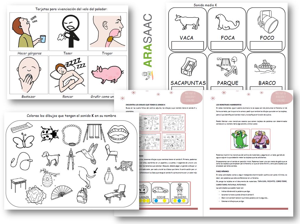 Material Para Articulación De Todos Los Fonemas E Intervención En ...