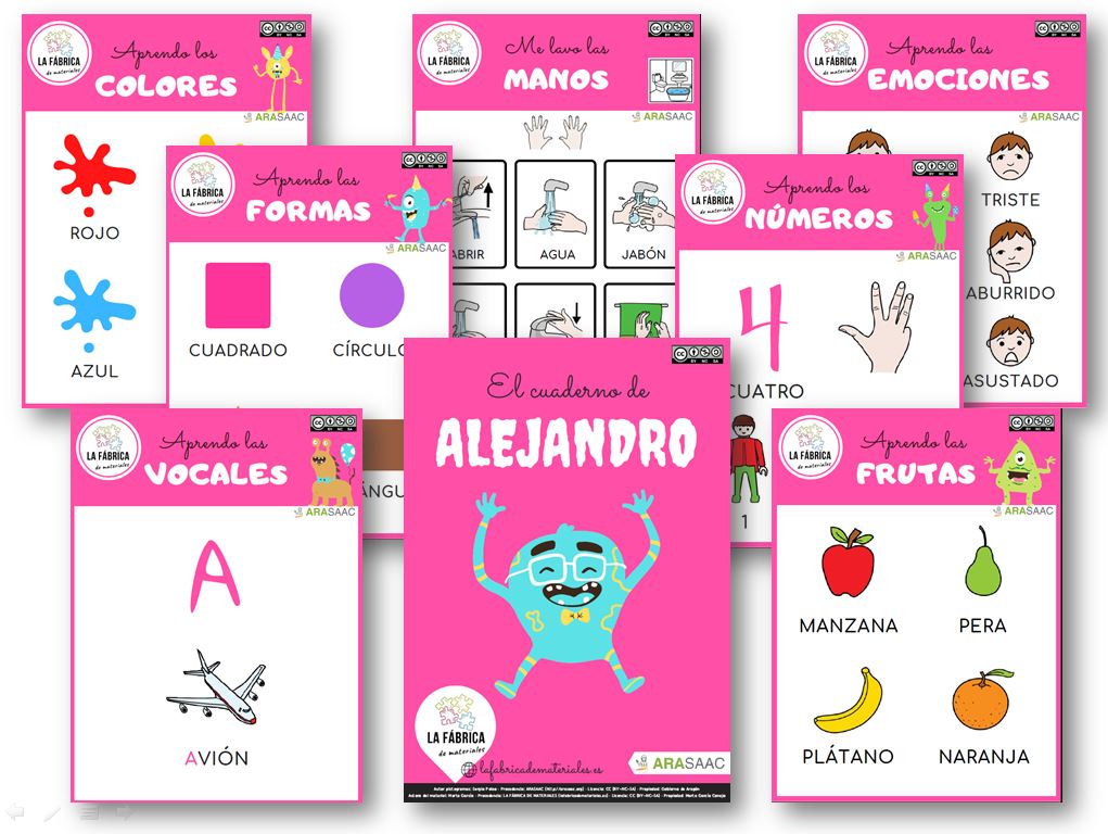 Cuadernos de trabajo para casa