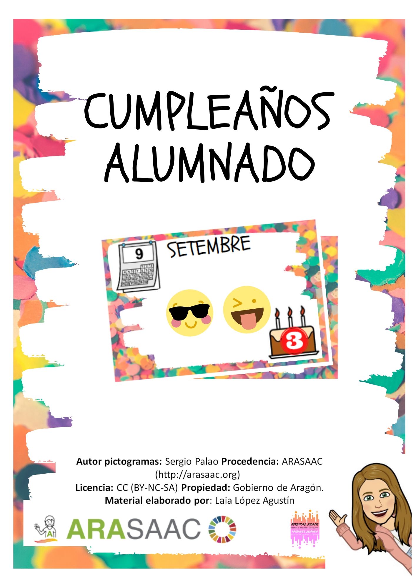 Tarjetas de cumpleaños por meses