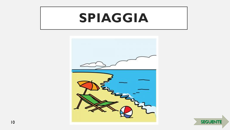 Presentazione interattiva - Quali oggetti c'erano?