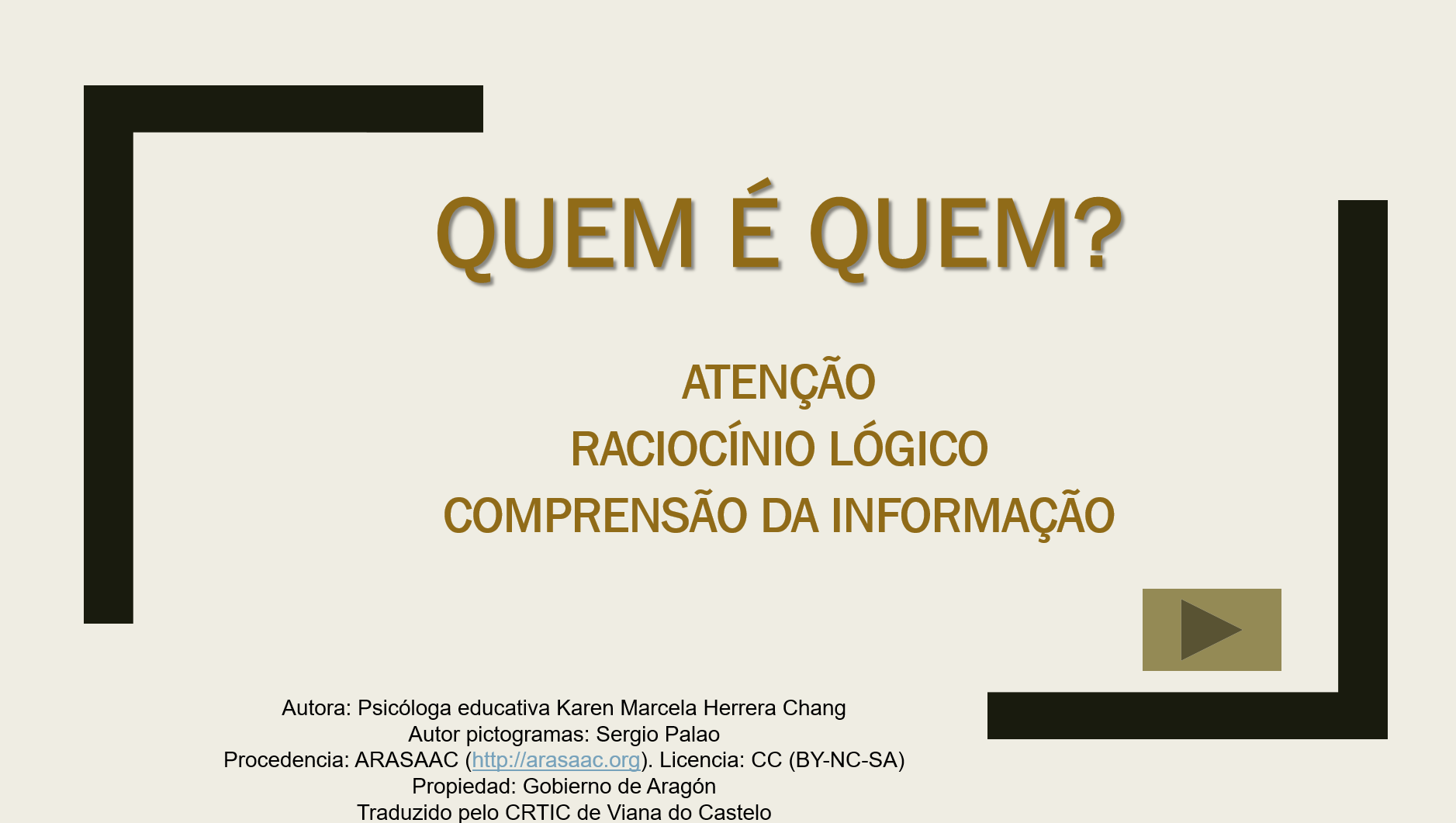 Raciocínio lógico - Quem é Quem